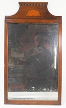 Vintage Inlaid Wood Wall Mirror 21-1/2x39 - $321.74