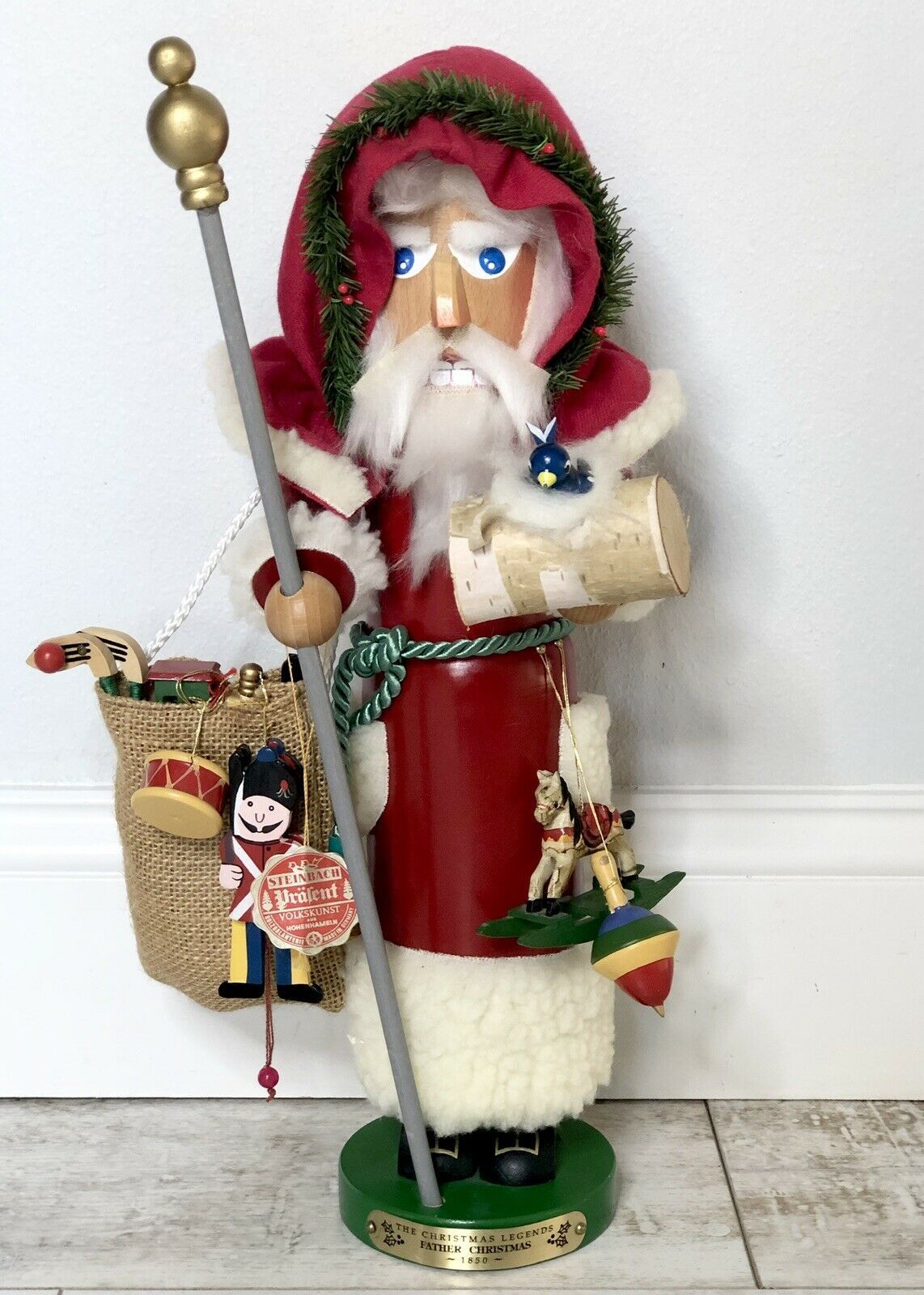 RARE Christian Steinbach SIGNED LE Father Christmas Nutcracker 1239/