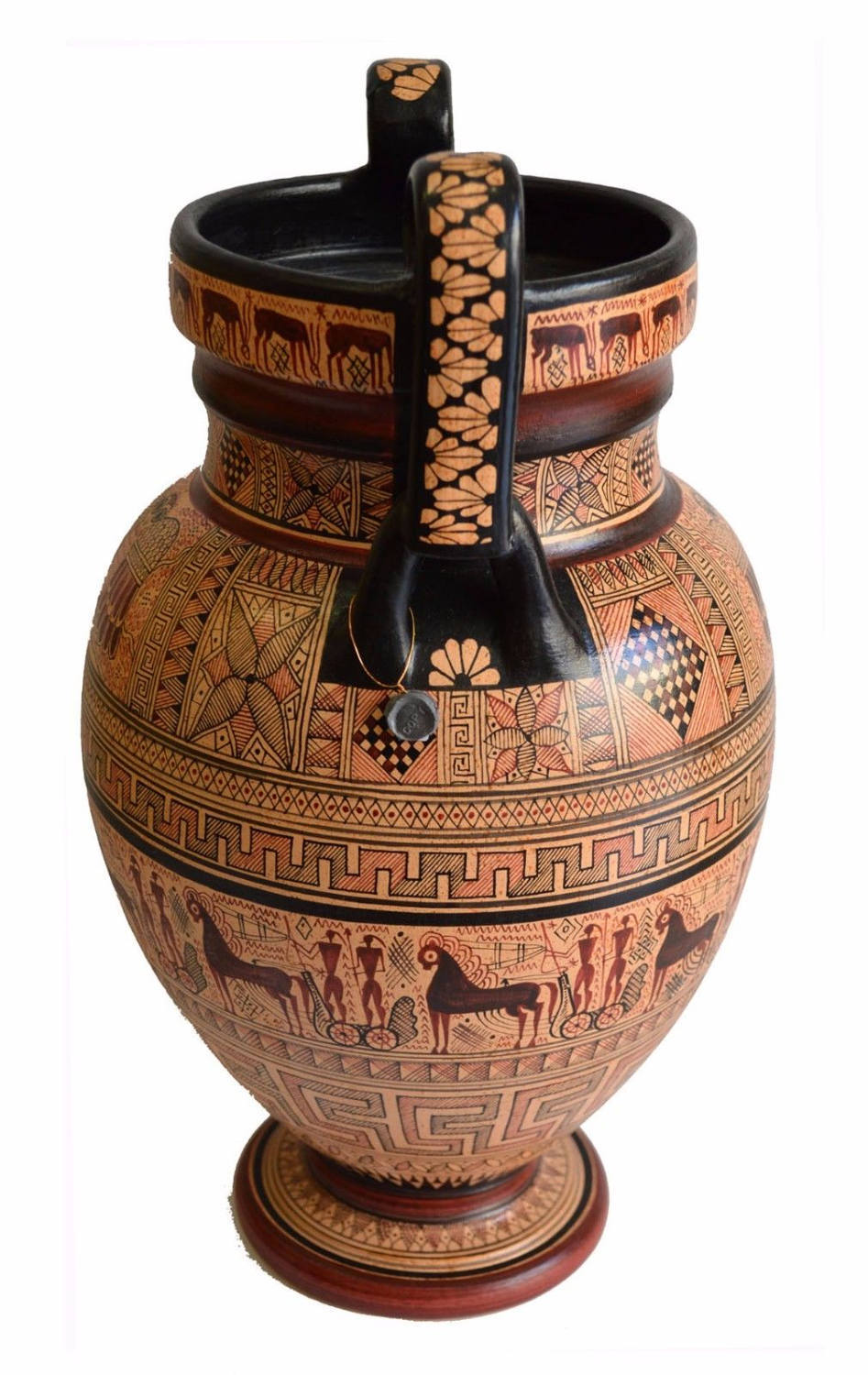 Geometric Period Volute Krater Amphora Vase And 15 Similar Items