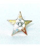 Vintage Tiny 10K Gold Enameled OES Eastern Star Pin - $20.00