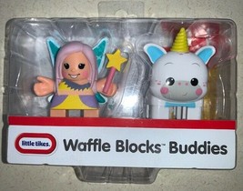 Little Tikes Waffle Blocks Block Buddies - Fairy &amp; Unicorn NEW GIFTABLE - $6.98