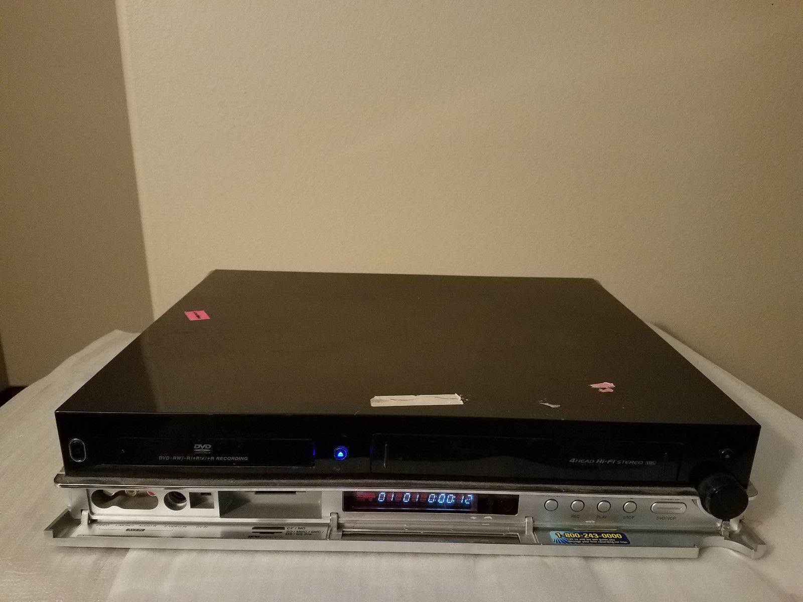 LG DVD Recorder VCR VHS Combo 1200W 5.1 Ch and 50 similar items