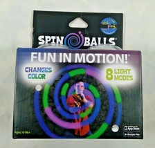 Fun in Motion - Spinballs - Flow Poi Balls - Spinning LED Light Toy - $25.73