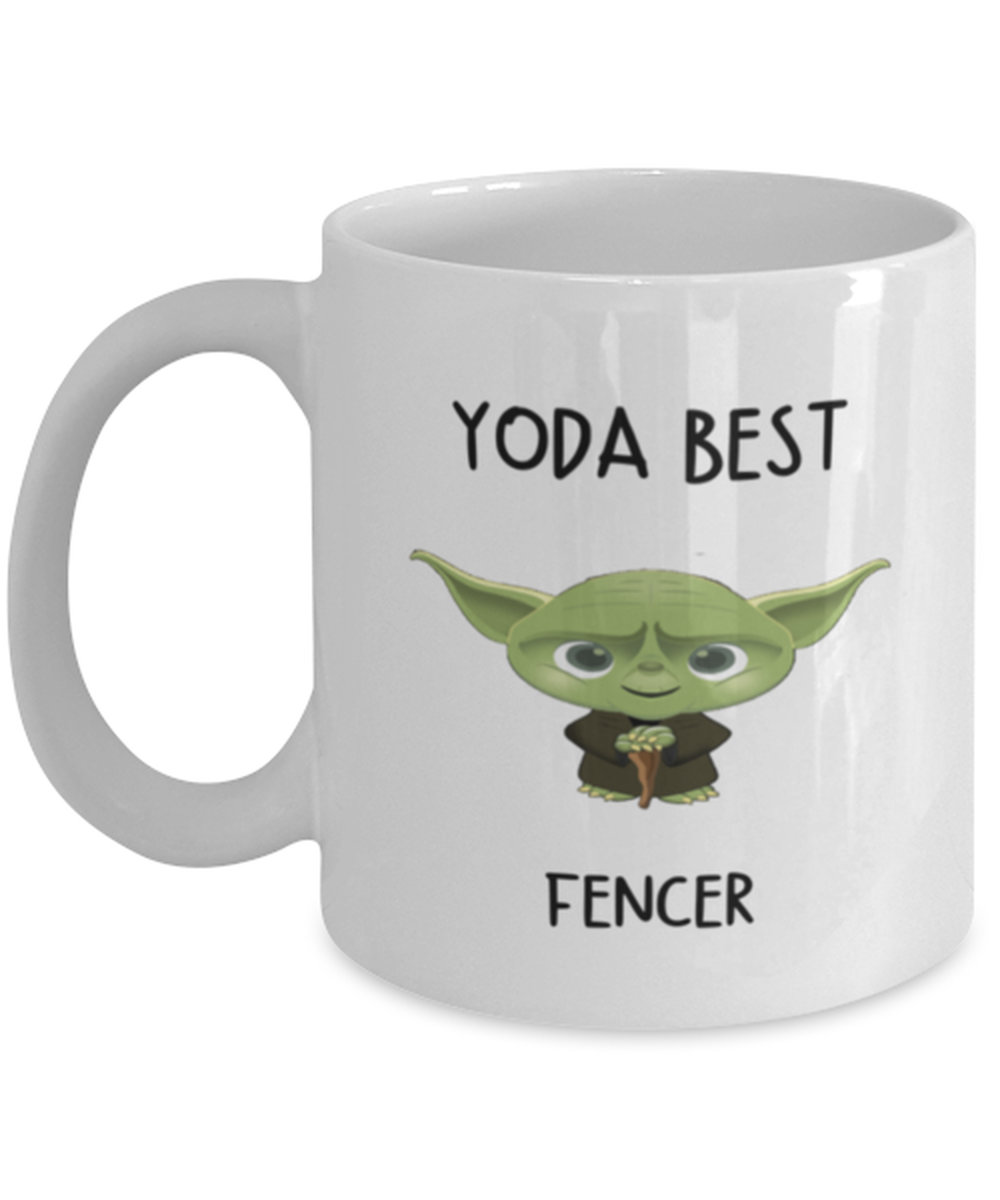 Fencing Mug Yoda Best Fencer Gift for Men Women Coffee Tea Cup 11oz