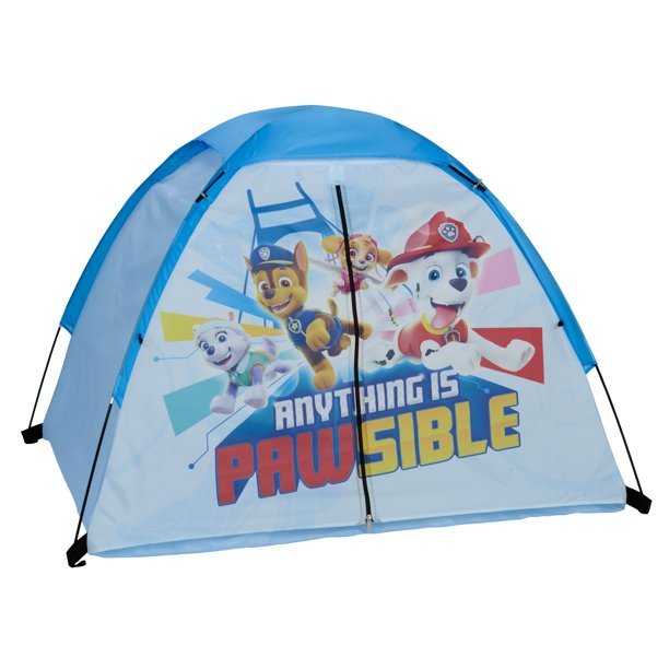 Nickelodeon Paw Patrol No Floor Kids One Person, One Room, Camping Dome Tent, Bl