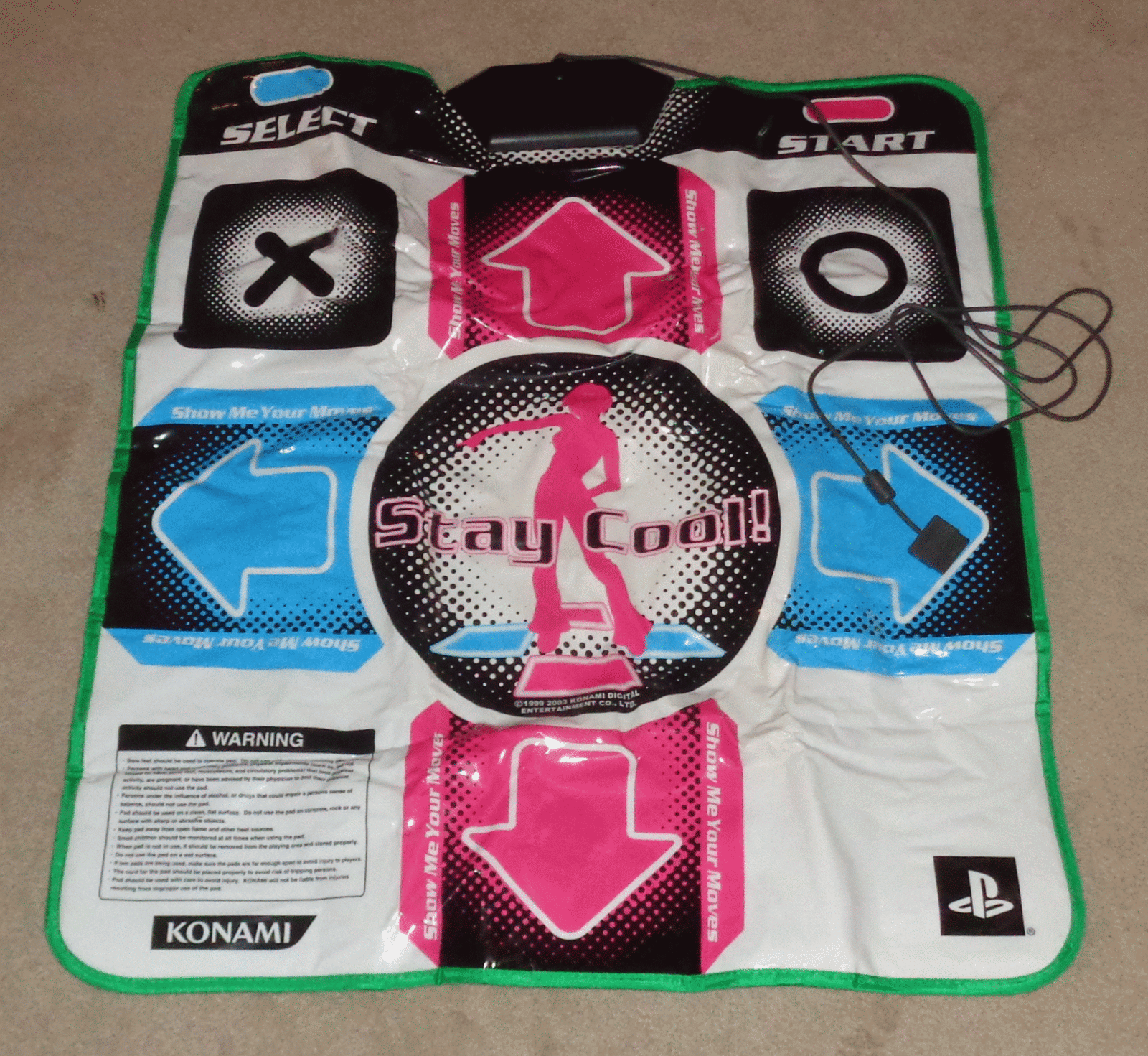 DDR X2 Dance Dance Revolution PlayStation 2 PS2 Dance Mat in Large Box