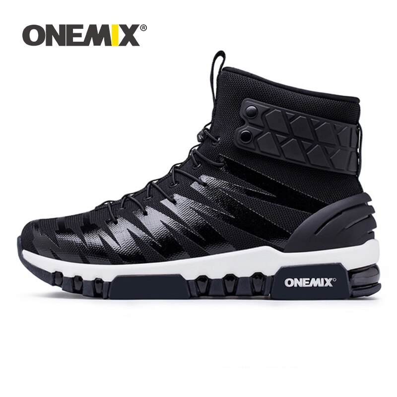 ONEMIX Men Boots Running Shoes Women Sneakers High Top Winter Snow Boots Outdoor