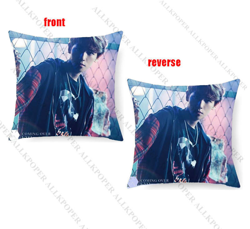 Kpop EXO Throw Pillow Case [COMING OVER EXO Throw Square Pillow Bolster Cushion