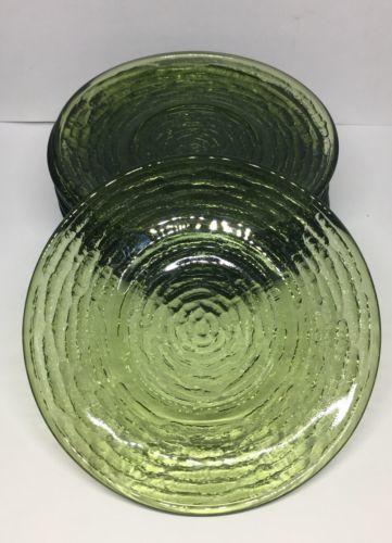 Set Of 8 Vintage Anchor Hocking Green Soreno And 50 Similar Items Vintage Anchor Hocking Green Soreno