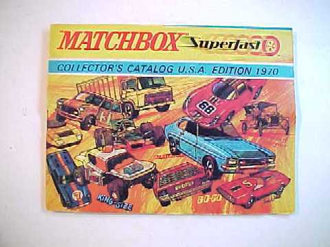 Vintage 1970 Lesney Matchbox Diecast Cars Collector's Catalog - USA