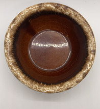 Vintage Hull Pottery Brown Drip Glaze Round Small Bowl 5” - $8.90