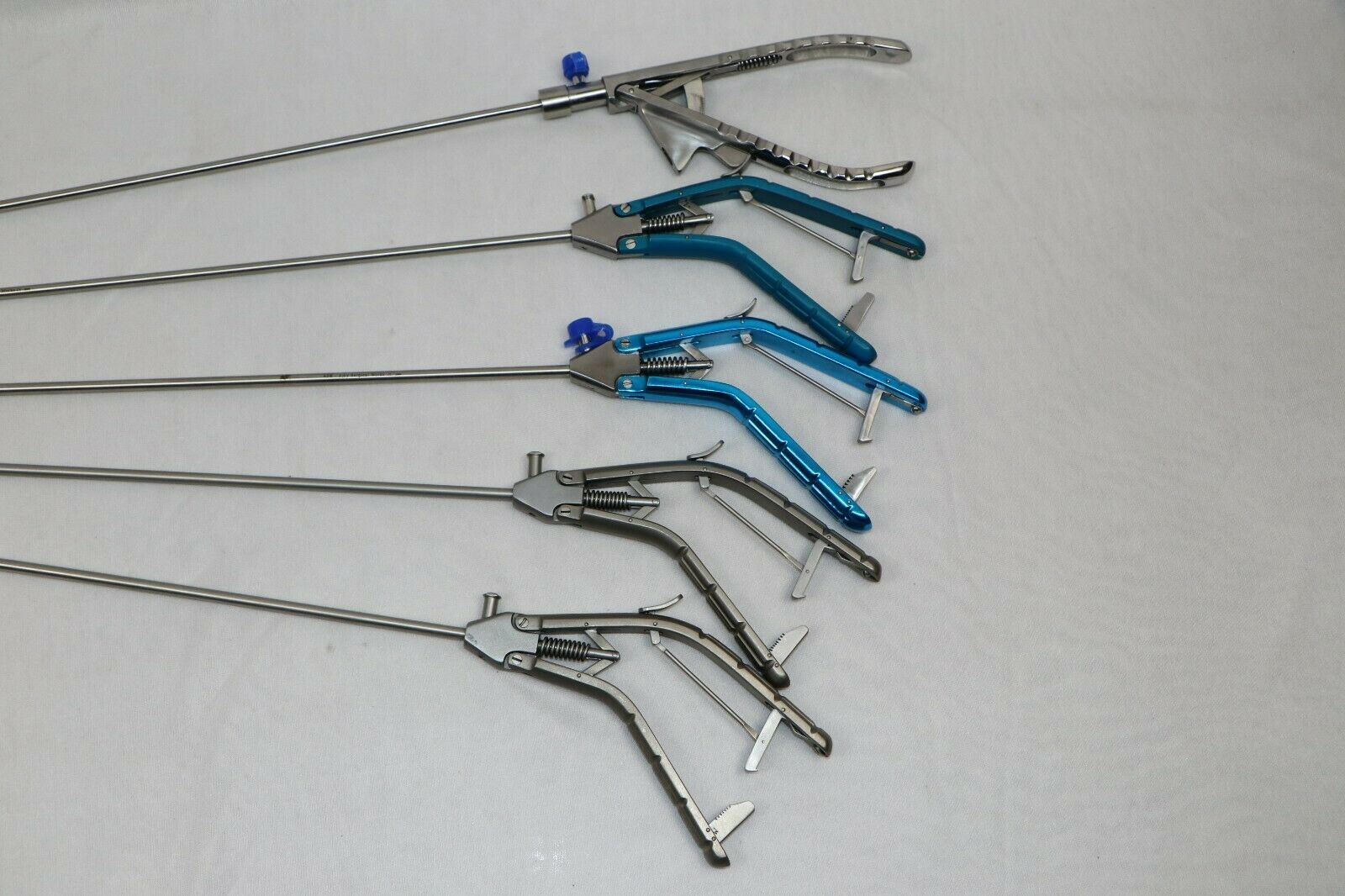 Laparoscopic Needle Holder Straight Curved Right Left Jaw Instruments