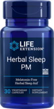 2 PACK Life Extension Herbal Sleep PM lemon balm chamomile NO melatonin image 1
