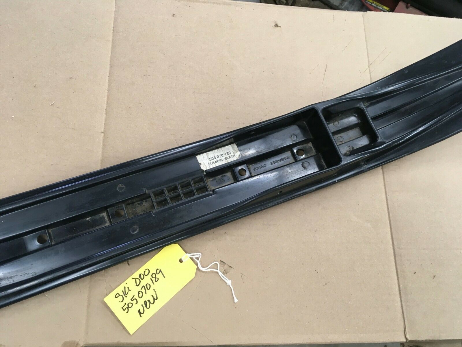 SkiDoo Snowmobile MXZ Rev Plastic Ski black plastic ski liner