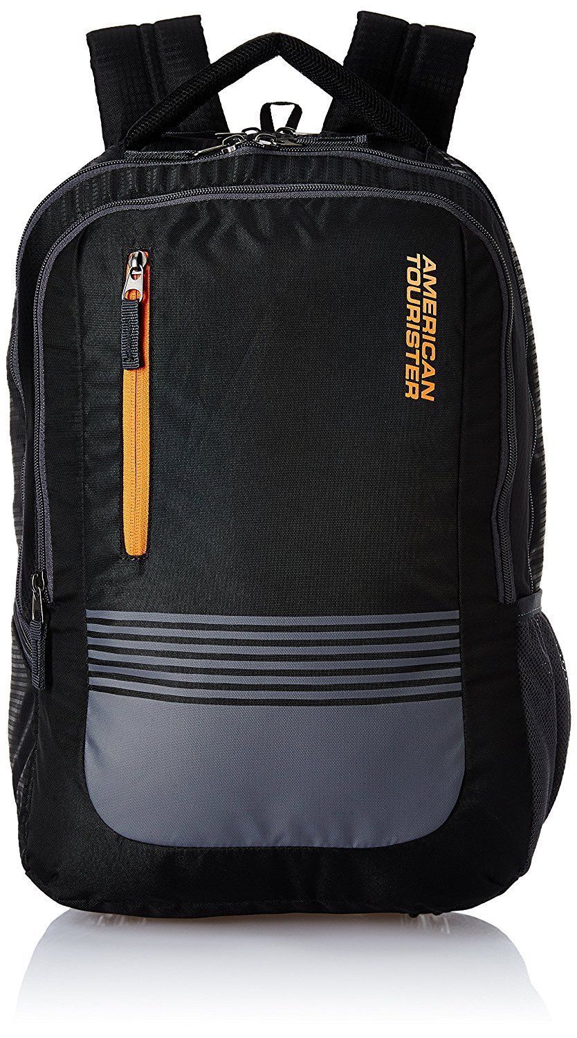 American Tourister 21 Ltrs Black Laptop Backpack AMT AERO Laptop BKPK