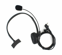 Headphone Headset Ptt For Kenwood Puxing Linton Quansheng Kaofeng Wouxun Fdc - $16.66