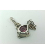 FISH Jelly Belly PENDANT in STERLING Silver - Artisan Crafted - FREE SHI... - $33.00