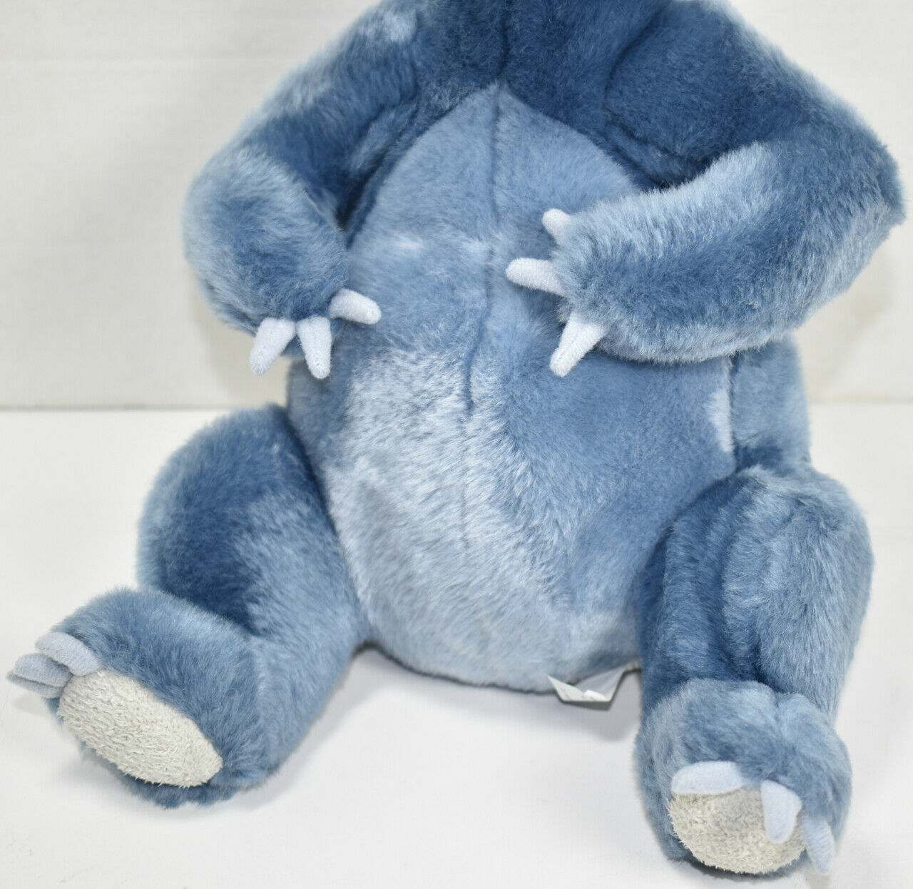 large blue stuffed animal