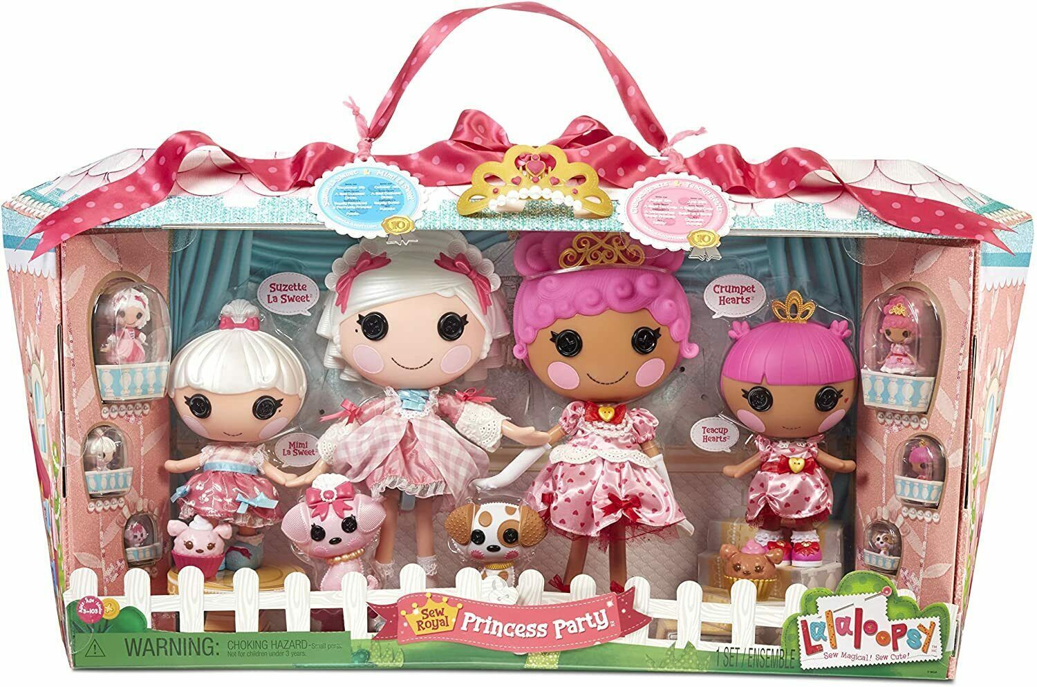 Lalaloopsy Sew Royal Princess Party 8 Pack - Crumpet & Teacup Hearts + Suzette &