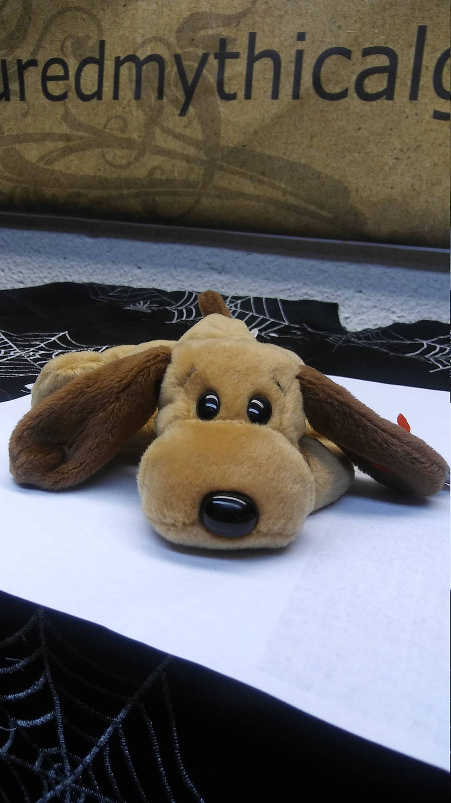 Ty Beanie Babies Bones The Brown Droopy Earred Doggy
