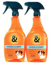 2 Bottles Chaos & Cuddles 23 Oz Smudges & Slobber Glass & Surface Cleaner Spray