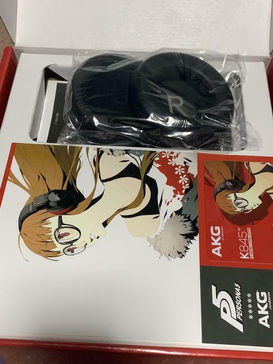 Persona 5 Wireless Headphone AKG K845BT P5 SAKURA FUTABA Edition Rare