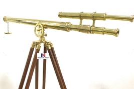 NauticalMart Floor Standing Brass Griffith Astro Telescope 64" Floor Standing Te image 5