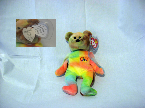Collectibles ORIGINAL TY BABY "PEACE" Date of Birth February - $1.00