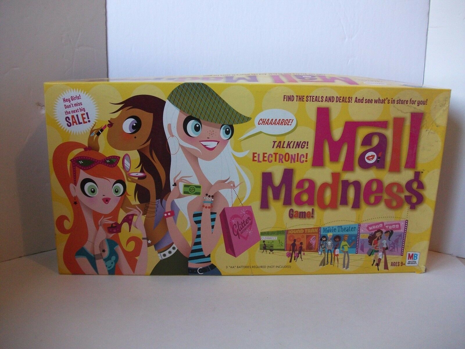 Talking Electronic Mall Madness Board Game Replacement Parts /& Pieces 2004 MB