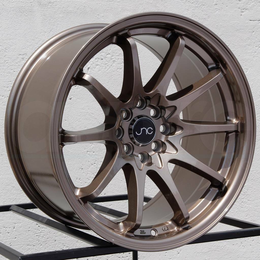 One 17x8 JNC 006 JNC006 4x100/4x114.3 30 Bronze Wheel New Wheels