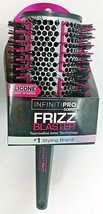 Conair Infiniti Pro Frizz Blaster Silicone Infused Bristles Round Brush Nwt - $19.79