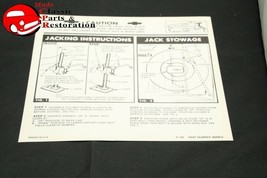 63 Impala Jack Instructions Decal GM#3825810 - $15.75