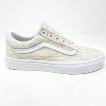 Vans Old Skool (Rainbow Jersey) Multicolor White Womens Casual Skate Shoes - $59.95