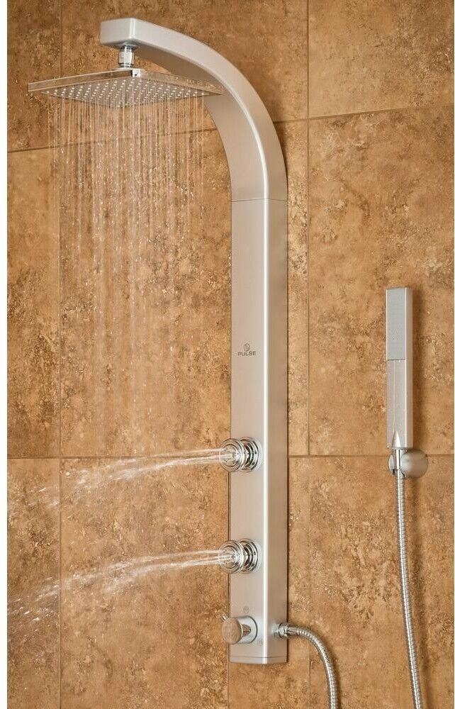 Bathroom Shower Tower System Combo Kit 2.5 GPM 3Spray 2Jet 1Handle