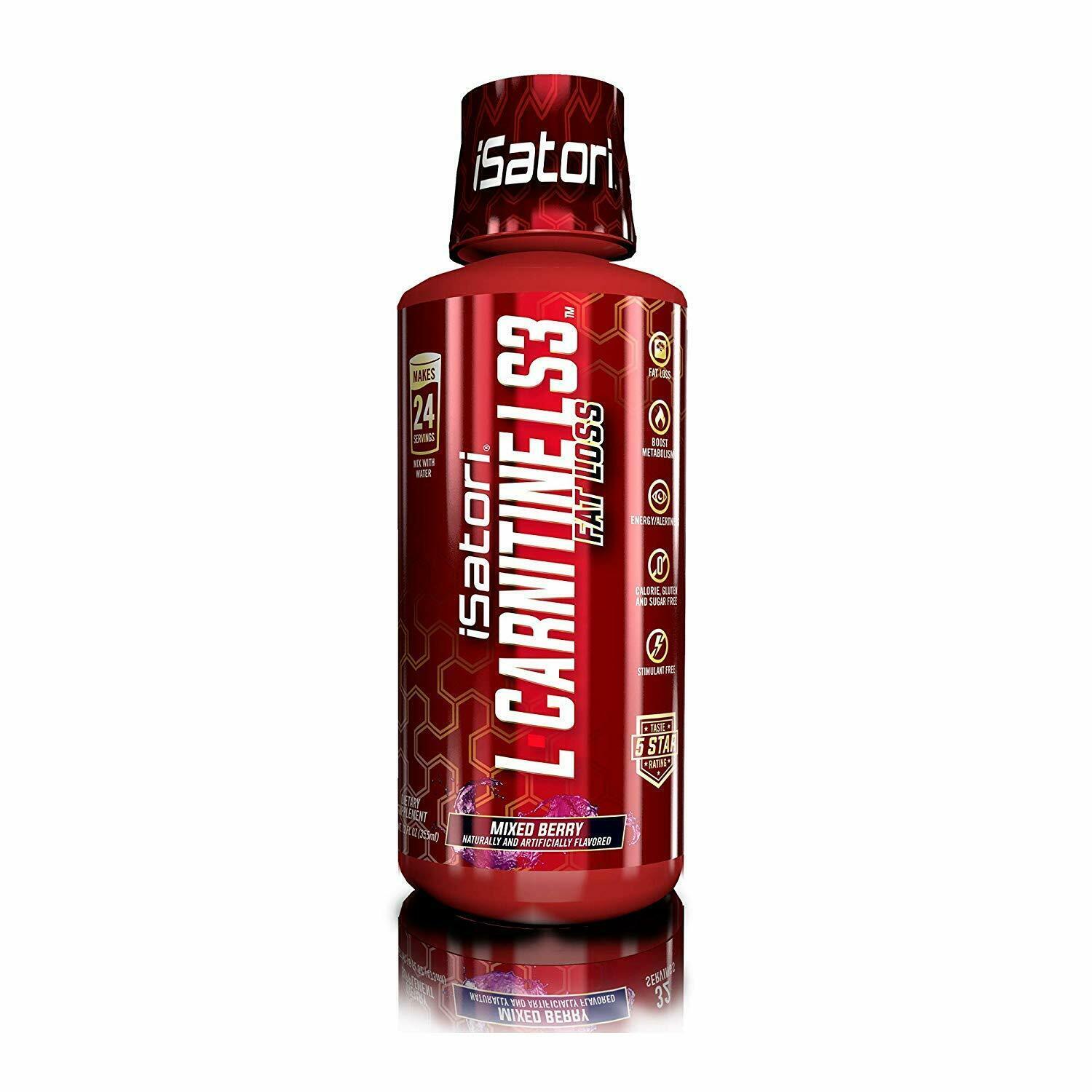 iSatori LS3 LCarnitine, Concentrated Liquid Fat Burner Mixed Berry