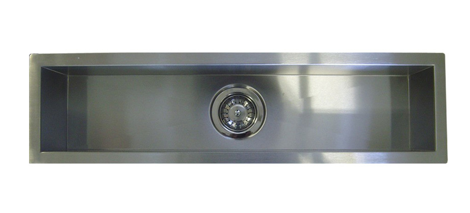 undermount kitchen trough sink