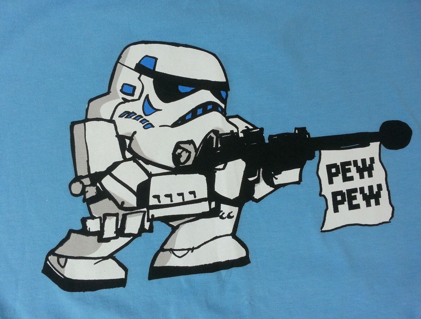 pew pew stormtrooper shirt