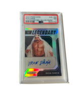 Iron Sheik WWF Wrestling Autograph WWE Auto Topps PSA 7 Prizm SILVER sig... - $197.95