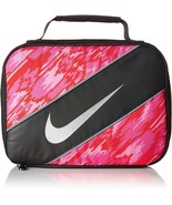 NIKE Pink Black Youth /Adult BPA Lead-Free Insulated Lunch Box Tote Bag NWT - $16.76