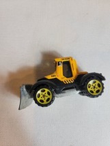2000s Diecast Toy Car VTG Tractor Plow Mattel Matchbox Yellow - $8.53