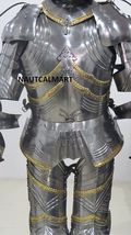 German Gothic Full Suit Of Armor 15th Century Larp Armory Suit Highest Class image 3