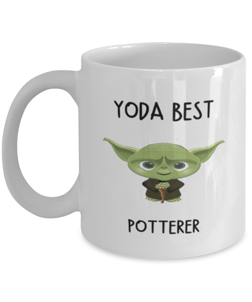 Pottering Mug Yoda Best Potterer Gift for Men Women Coffee Tea Cup 11oz