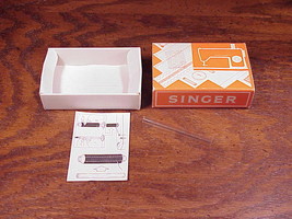 Singer Plastic Tube Thread Spindle, no. 116143, 116299-000, instructions, box - $6.50