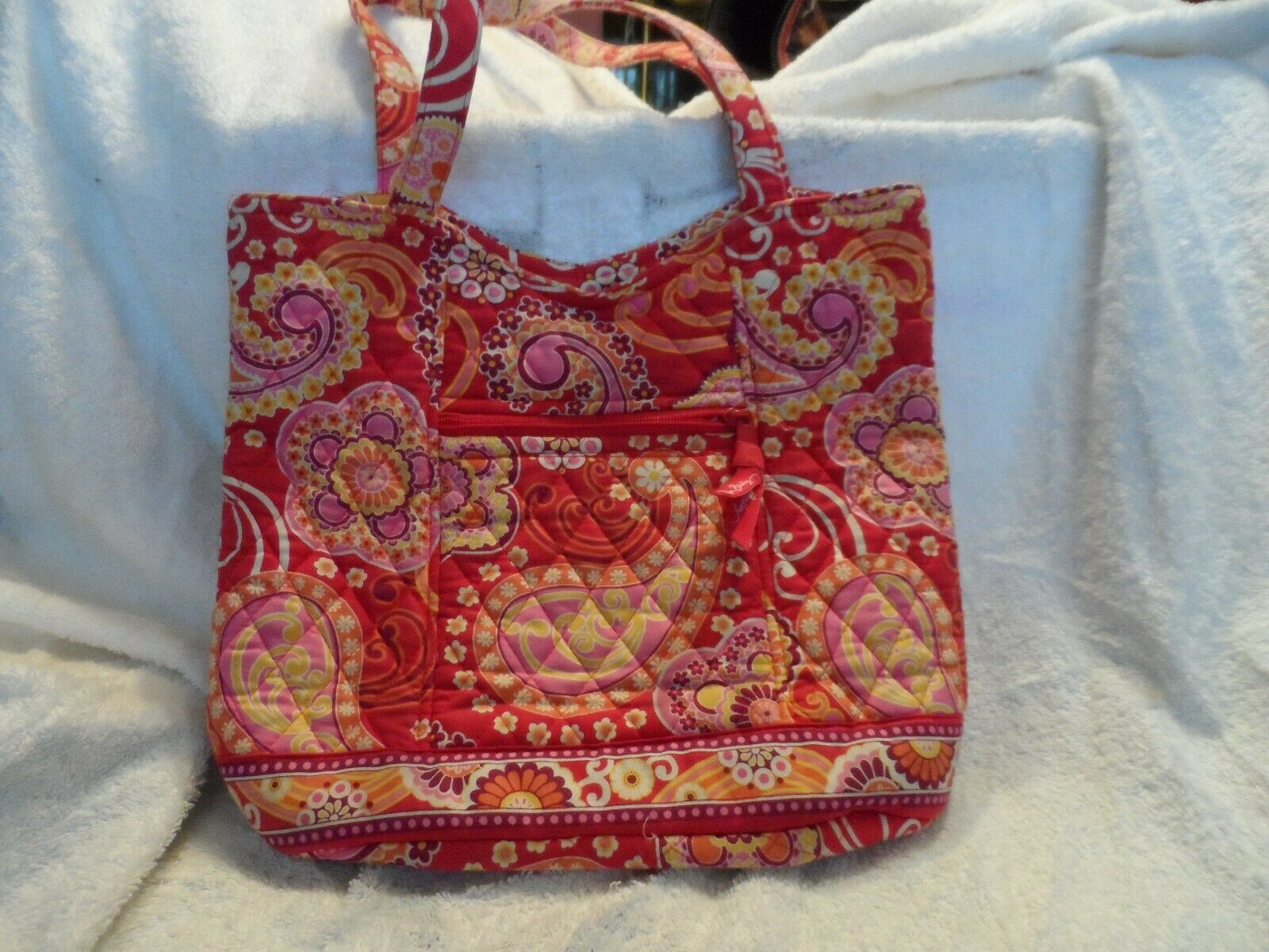 Vera Bradley Raspberry Fizz bucket tote handbag - Women's Bags & Handbags