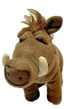 Build A Bear Lion King Pumba Plush Brown with Tusks 16 Inches - $14.58