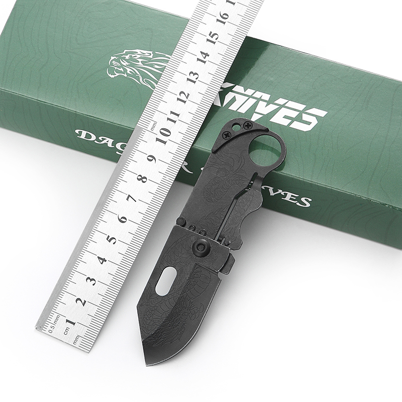 Mini Folding  8Cr13Mov Blade Steel Handle  Knives Pocket Tools for Self-Defense