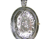 Gerochristo 3276 silver engraved oval locket pendant 1 thumb155 crop