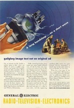 1943 General Electric Radio Television 2 Vintage  Ads - $3.50