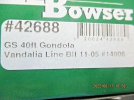 Bowser #42688 VANDALIA LINE General Service 40' Gondola #14006 HO Scale image 5