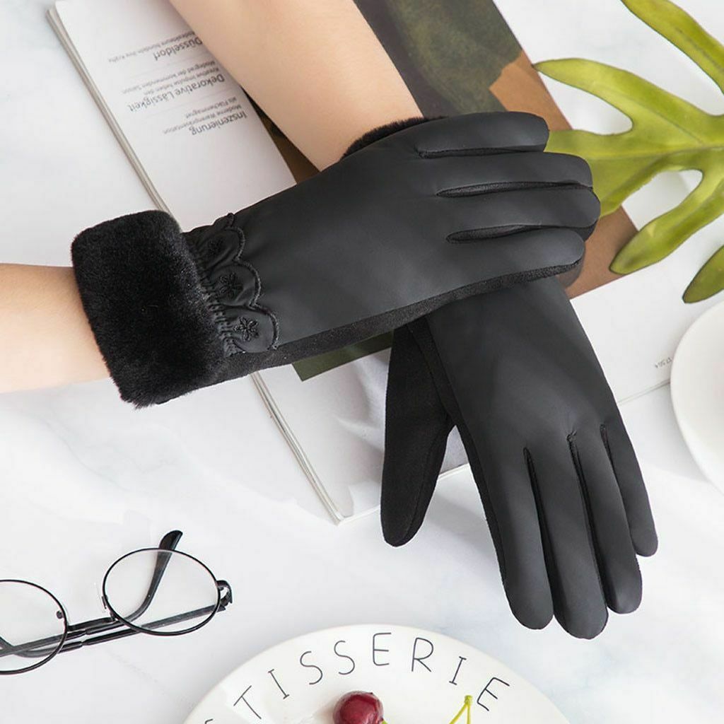Women Touch Screen Gloves Full Finger Winter Fashion Warm Wrist Warmer Mittens